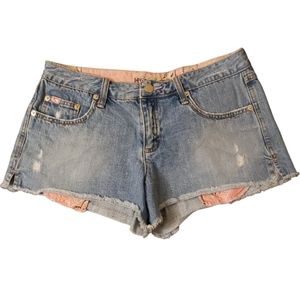 Y2K Mudd Cutoff Shortie Shorts